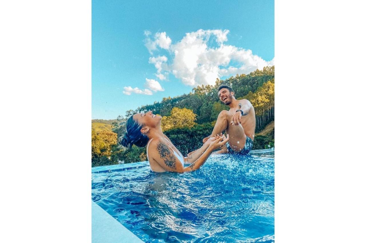 Chale Do Lago Super Luxo Кунья Экстерьер фото