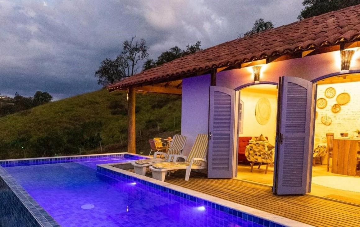 Chale Do Lago Super Luxo Кунья Экстерьер фото